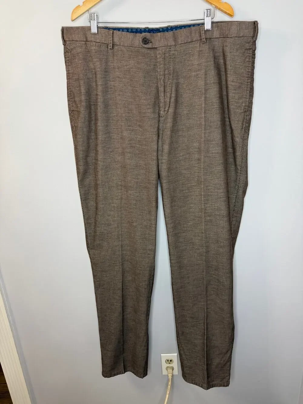 Peter Millar Corduroy Pants Men's 42x37 Brown Casual Preppy